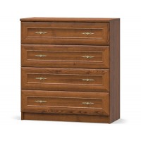 Комод 4Ш Даллас (каштан)