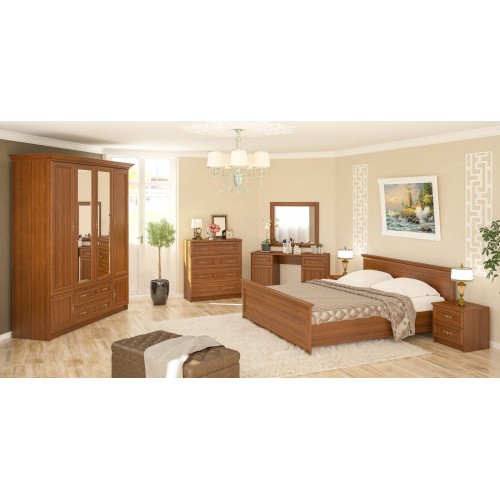 Модульная спальня Даллас (вишня)