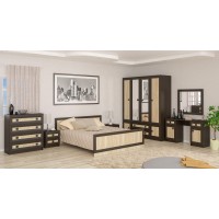 Модульна спальня Даллас (дуб Самоа) Модульна спальня Даллас (дуб Самоа)