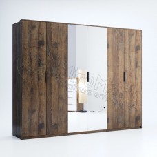 Шкаф 6Д (зеркало)  Квадро