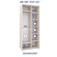 Шкаф-купе ШК-1/24