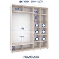 Шкаф-купе ШК-12/24