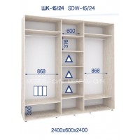 Шафа-купе ШК-15/24