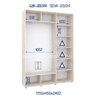 Шкаф-купе ШК-23/24