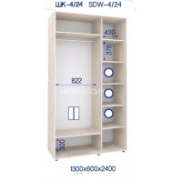 Шкаф-купе ШК-4/24