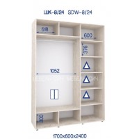 Шкаф-купе ШК-8/24